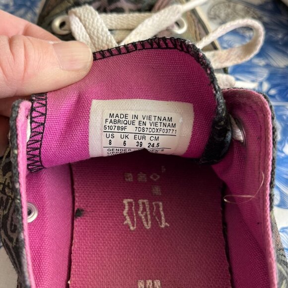 Converse Women's All Star Graffiti Shoes Size 8 - Picture 8 of 8